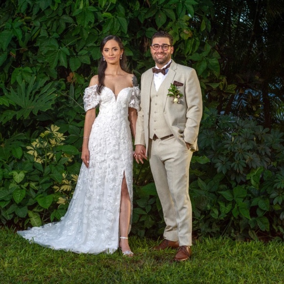 Azazie Vivienne Floral Wedding Dress - Picture 6 of 7